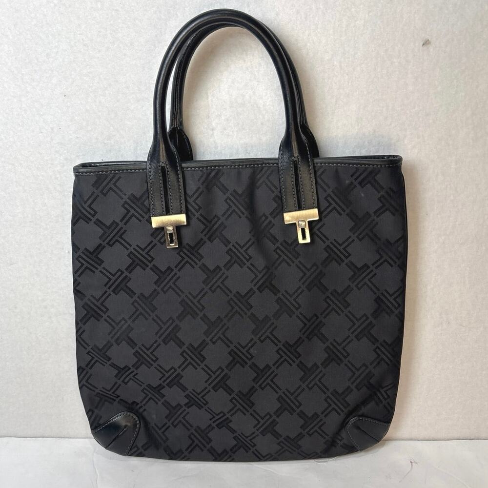 TUMI Designer Logo Bik Double Strap Handbag